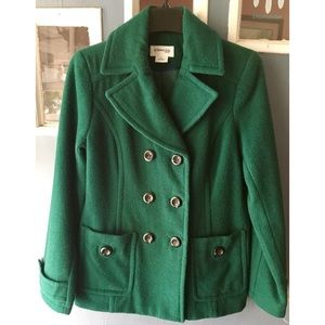 Emerald Green Peacoat